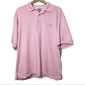Columbia PFG Pink Polo Shirt Short Sleeve Mens Medium